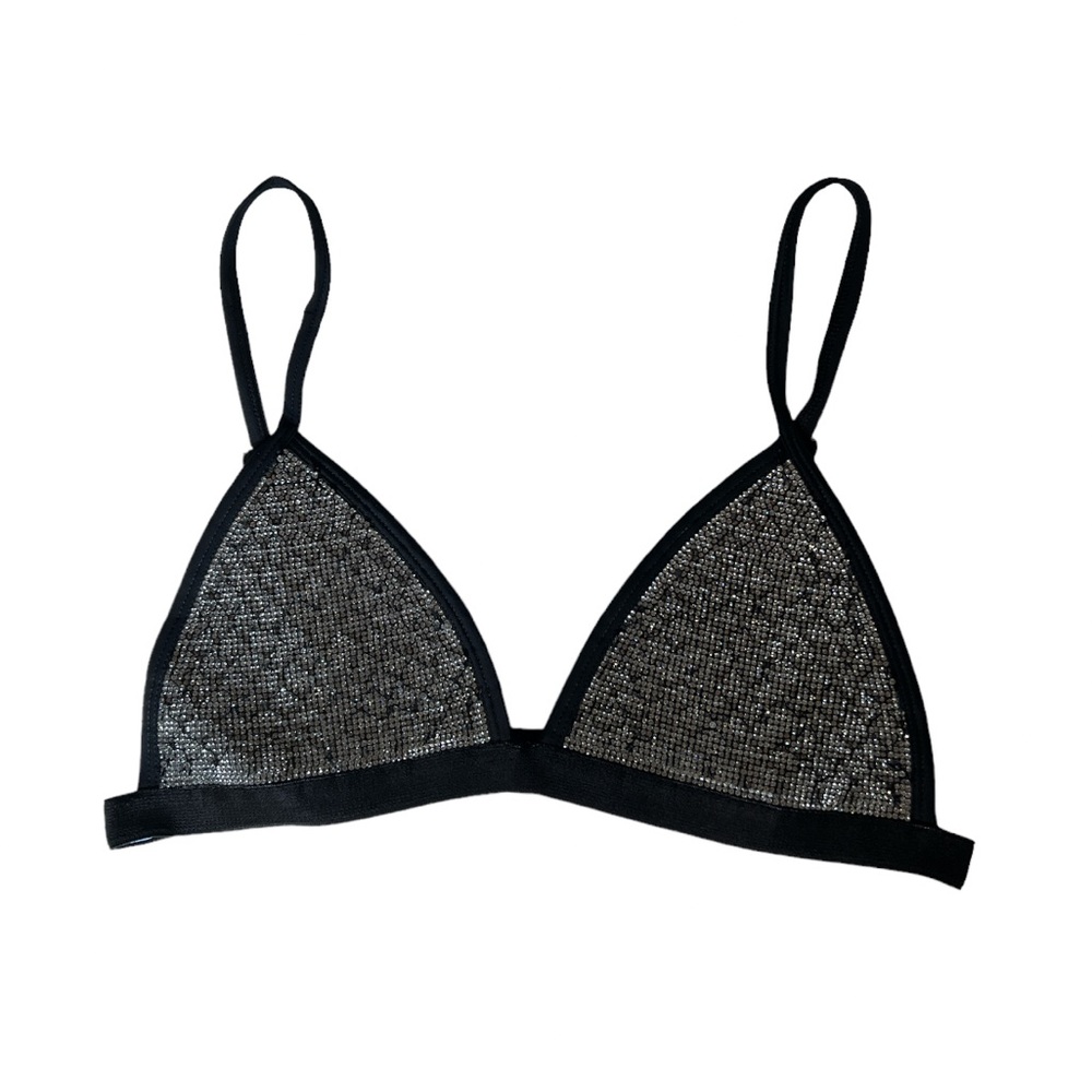 Rhinestone Bra Top
